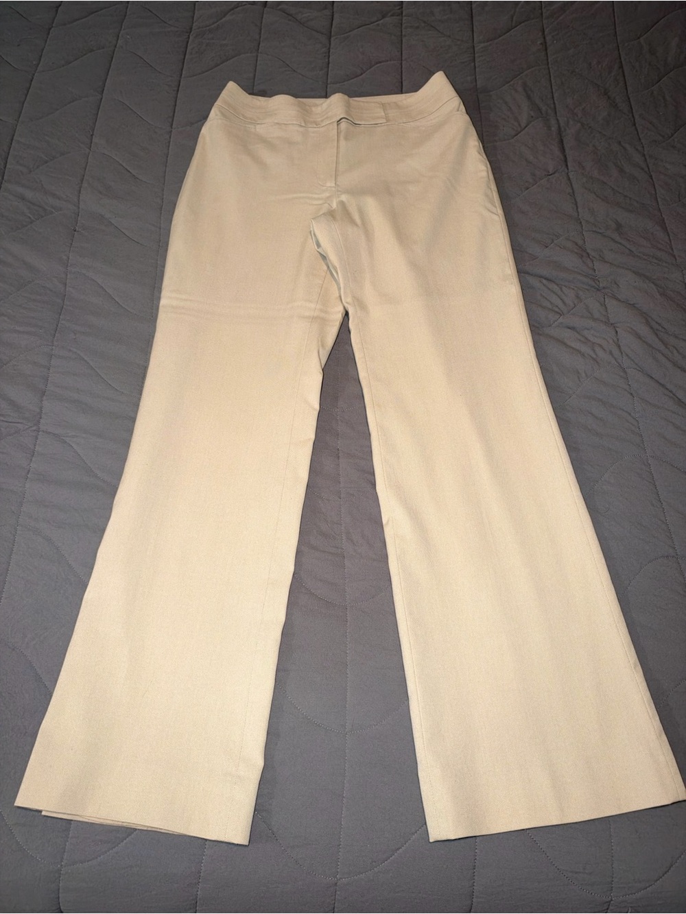 White House Black Market Cream Dress Women's Pants